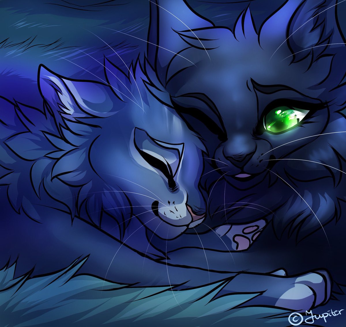 AngryHollyleaf's tweet photo. just me and cinderheart... being good pals... u///u https://t.co/HMN2kWoaQa