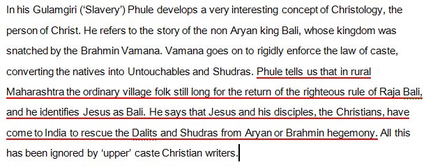 Here is what Phule had to say in his book "Ghulamgiri" i.e. "Slavery" - (from interview of Prof James Massey -  http://www.jaibhim.hu/dalit-theology/ )