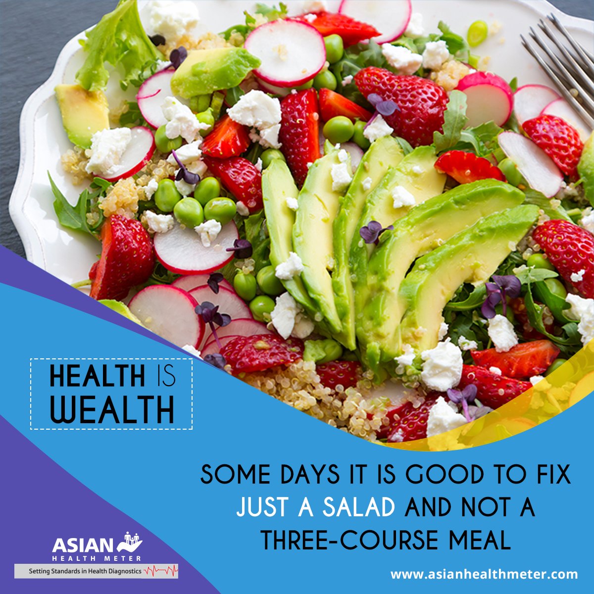 AsianHealth's tweet photo. #Salads are an amazing treat both to your taste buds as well as your #stomach
#bangalore #health #Pain #Dignostic
https://t.co/16dkHQZBPr https://t.co/xVPaHIalp4