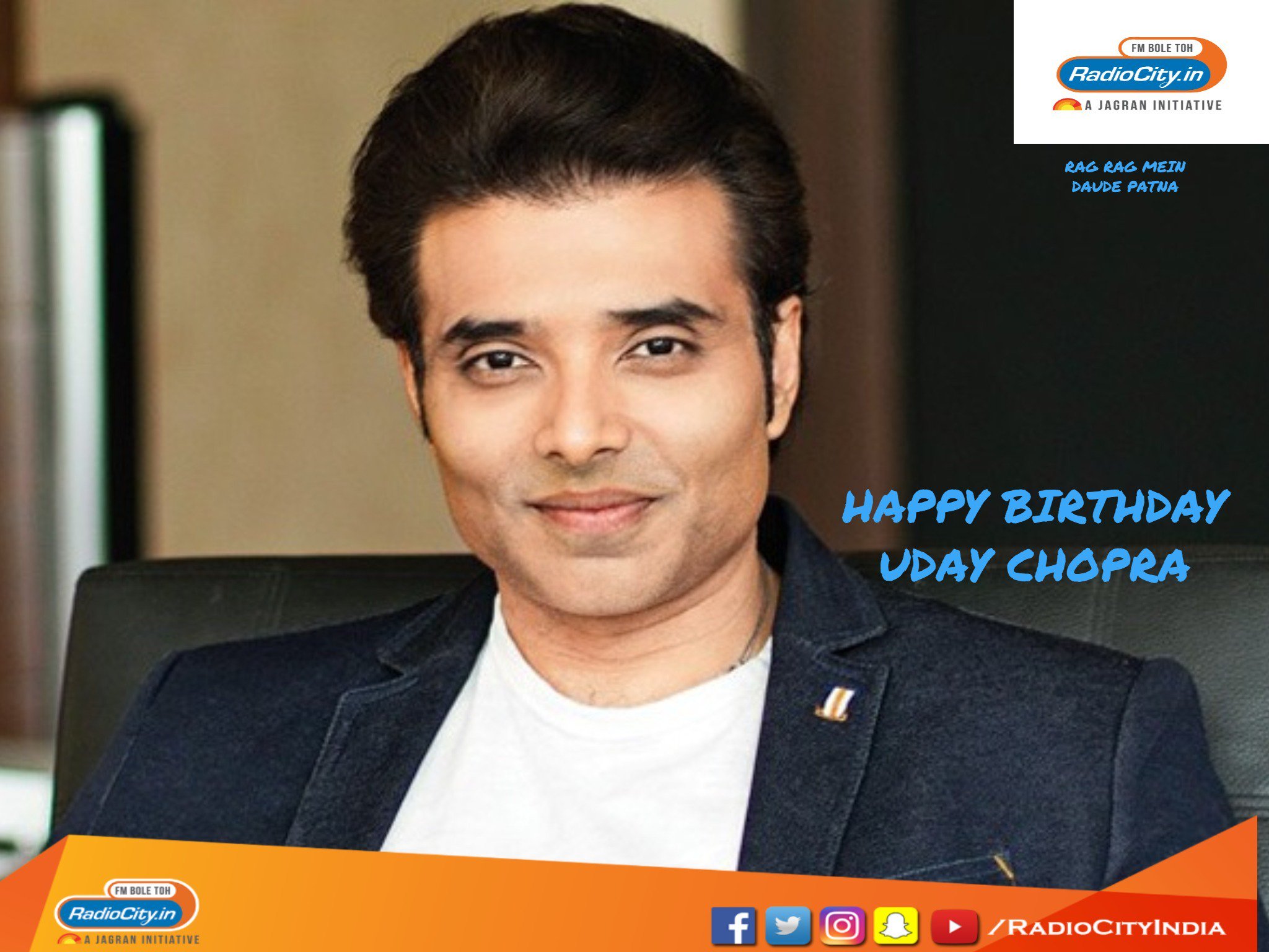 Happy Birthday Uday Chopra     