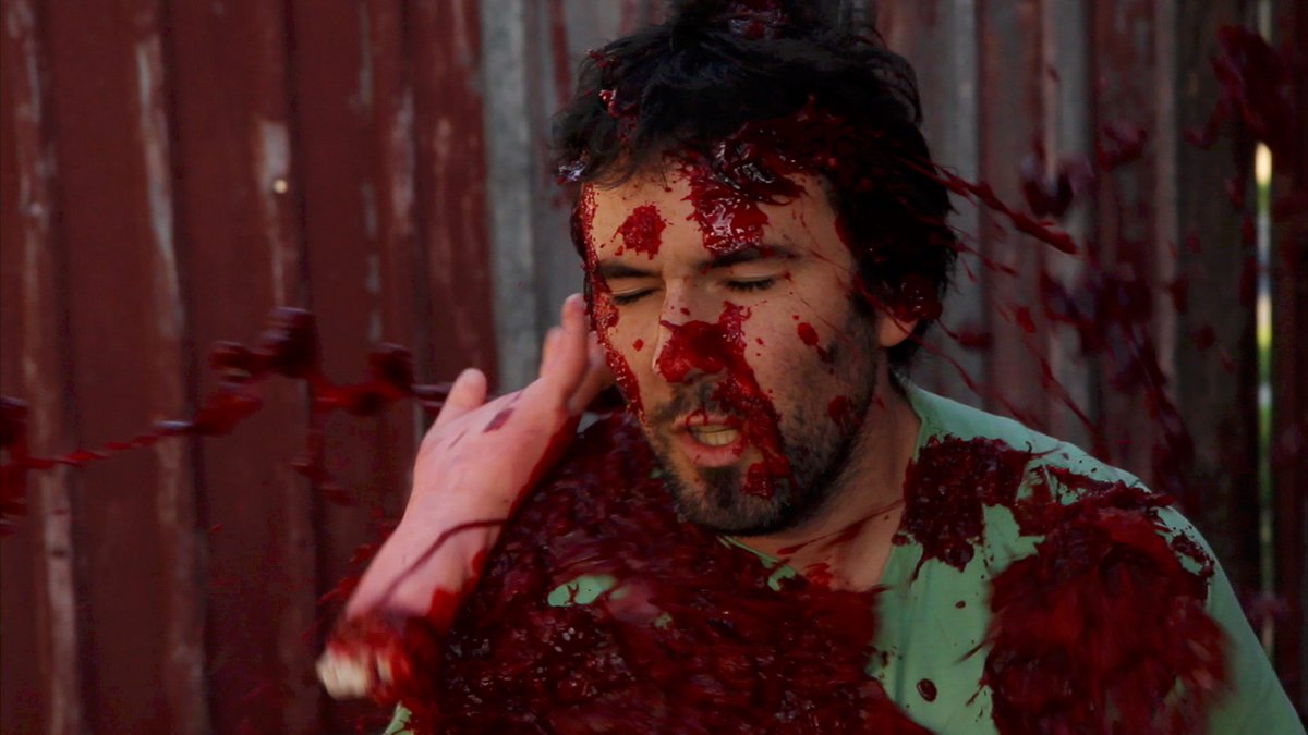 fumanpooch's tweet photo. Director's cameo from #Pigman2 #TheAporkalypse. Eat your heart out Hitchcock.
#gore #melbournehorror #indiehorror #severedhand #FuManPooch #fakeblood #goryfun #goretoon #australianhorror #guerrillafilmaker https://t.co/wy1DzfH0rG
