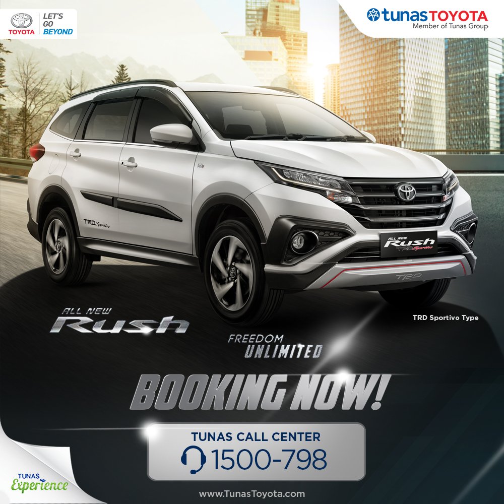 Dilengkapi dengan mesin 2NR-VE memiliki rasio kompresi besar menjadikan Toyota Rush lebih irit dari 3SZ-VE. Please welcome All New Rush! #FreedomUnlimited #TunasExperience