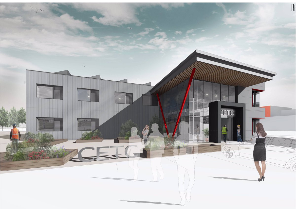 BBCRadioSolent's tweet photo. #Hampshire firms face a big skills shortage. They're working with @FarehamCollege to build a new training centre at #LeeOnSolent It'll provide civil engineers for projects worth £15 billion over 5 years https://t.co/aEiqSIwAn4