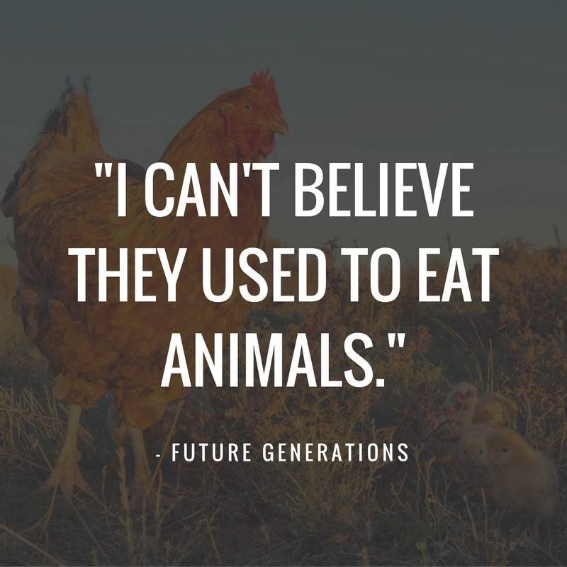 The future is vegan. 👊