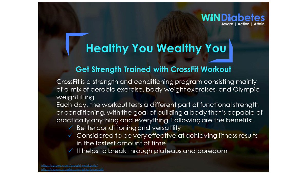 win_diabetes's tweet photo. #Windiabetes shares #Healthtips #CrossfitWorkout #StrengthTraining
#bodyWeightExercises
#OlympicWeightlifting #betterConditioning #Versatlity #FastfitnessResult #NoBoredome https://t.co/k6F4K16x6a