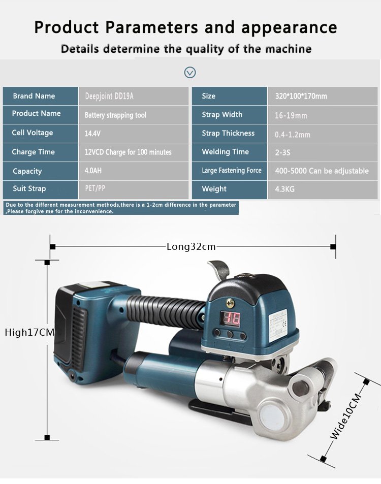 632435844Kelley's tweet image. DD19A   (advantages in my article)
New type #BatteryStrappingTools ( #PackingTool / #Strapping Machine)
For 16-19mm #Polyester (PET) Strap.
Order &amp;amp; Question :  dj003@deepjoint.com