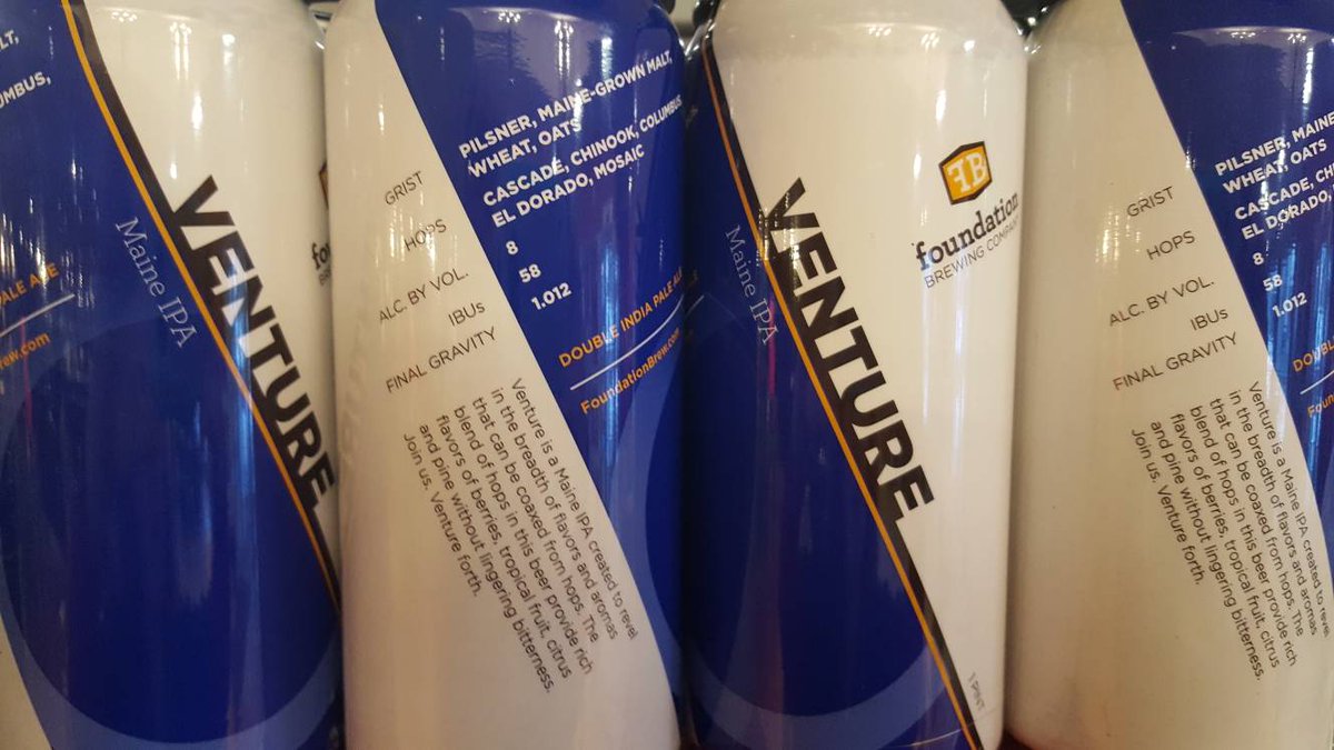 BusaBurlington's tweet photo. It's still blizzarding in Maine,  but we've got @foundationbrew #VentureIPA in stock for your weekend.   Shovel out and head down to grab this beer! #getitb4itsgone #HappyFriday #beermakesmehappy #maineipa https://t.co/e0YdalIbU9