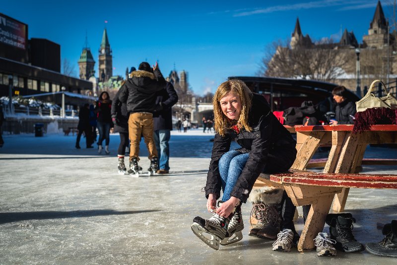 NCC_Skateway's tweet photo. The #RideauCanal Skateway is… OPEN! From the Bronson rest area to Pretoria Bridge. Info: https://t.co/i0cOwqZW7d #CanalMoments https://t.co/d5Rs38U0MR