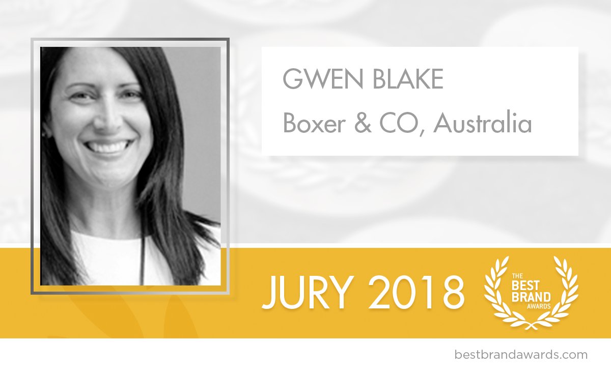 BestBrandAwards's tweet image. Welcome 2018 Jury! Gwen Blake is Managing Director of @BoxerAndCo, one of the Australia´s most successful brand and packaging design agencies. 
Know more about her and other jurors: bit.ly/2dGVnI
#Logo #Brand #Awards #Design
@Glamgwenblake