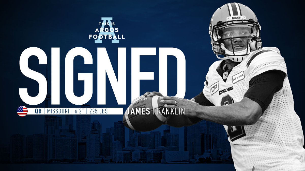 TorontoArgos's tweet image. OFFICIAL: We've signed @JFrankTank1 to a two-year extension through 2019!

🗞 » ow.ly/QpMl30hBdOC 

#ArgosFootball #CFL
