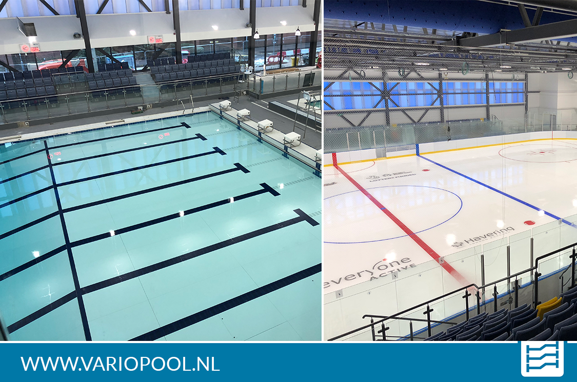 Variopool's tweet image. Unique! An ice rink and a swimming pool above each other in one leisure centre. variopool.co.uk/projects/romfo… #Romford #UnitedKingdom