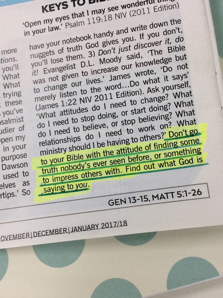 UCBMedia's tweet image. What’s God saying to you today? #ucbwordfortoday #biblestudytips