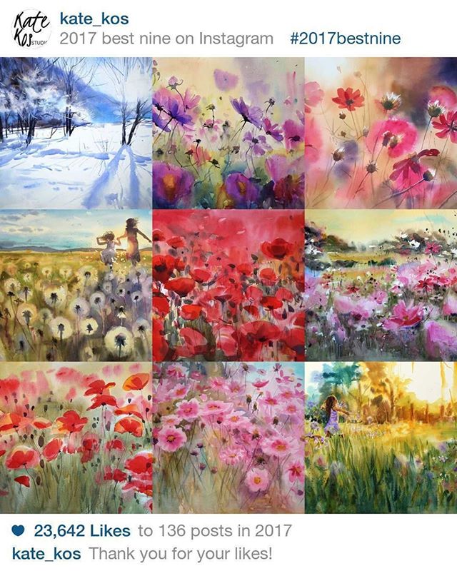 katekosart's tweet photo. My best nine of 2017. Thank you my dear Instagram friends for your likes and comments in 2017! :) #2017bestnine #rsblooms #deathbeforebeige #colorsplash #artistsofinstagram #flashesofdelight #dsart #emergingartist #abmlifeisbeautiful #risingtidesociety #interiordesign #mytinyatla https://t.co/EslRmEpj2t