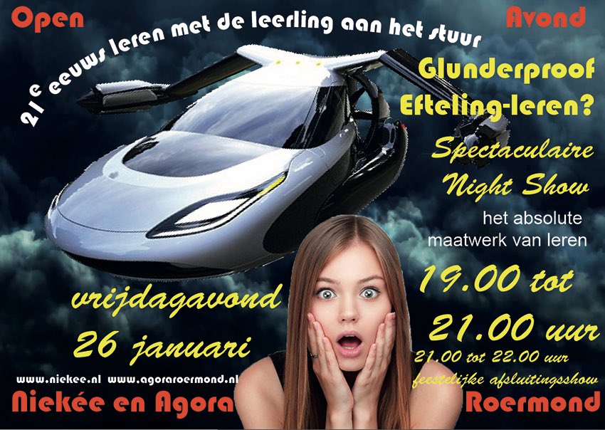 Nikée Roermond: onderwijs totaal anders. Een aanrader voor iedere aspirant onderwijsvernieuwer.