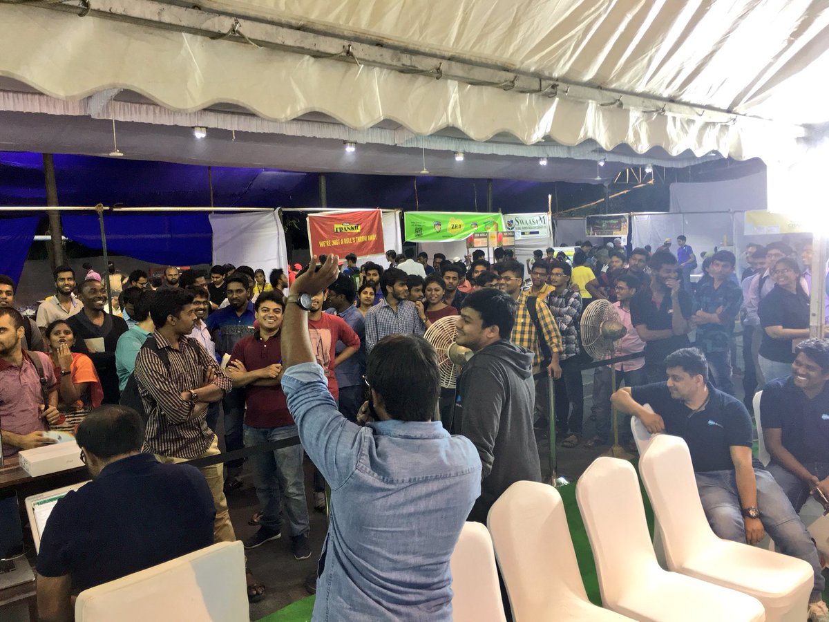 mittuvikas's tweet image. Day1 @ShaastraIITM And the lucky winner is @sravyapsl #iitmsfdc @SalesforceDevs @trailhead @SfdcKiran @shashforce @rajdeepdua