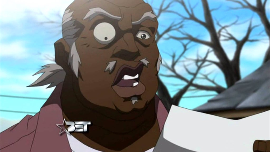 Uncle Tom / The Tom - The acceptable black man. Always faithful, submissive and obedient to the white master. Usually good, gentle and religious. They are eager to work hard to earn their white master's approval. Modern examples are Uncle Ruckus and Stephen from Django Unchained