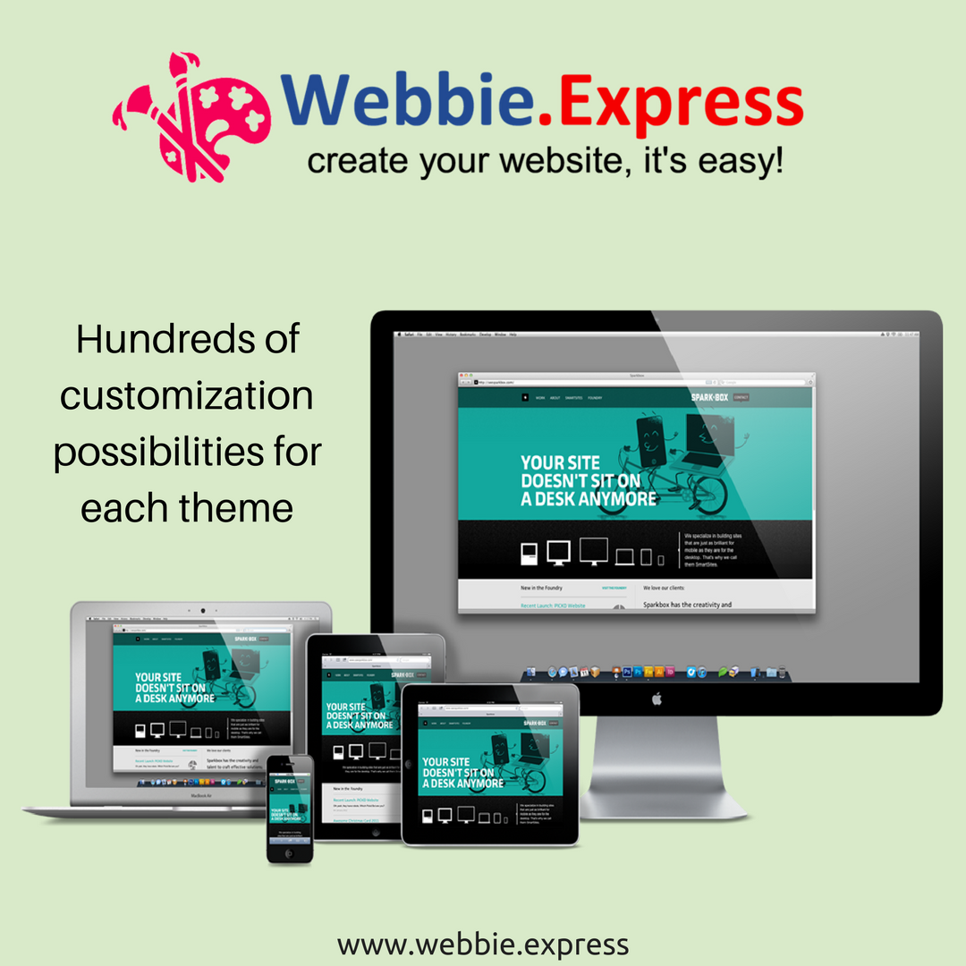 WebbieExpress's tweet photo. Get hundreds of customization possibilities with Webbie Express website builder. One of the easiest website builder to build a professional website.Check out at https://t.co/BwUIkQvLj3 #WebbieExpress #websitebuilder https://t.co/8Arui5Hhru