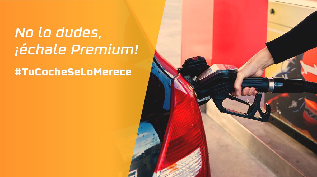 Repsol's tweet photo. ¡Pásate por nuestras estaciones de servicio hoy, y aprovéchate de nuestros carburantes Premium a un precio más bajo!  Infórmate en: https://t.co/yLjzbV5FrU #TuCocheSeLoMerece https://t.co/DthdRudhSS