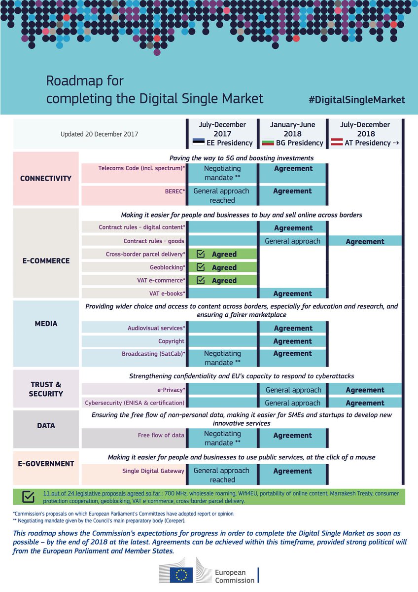 Digital Single Market Roadmap - policy overview