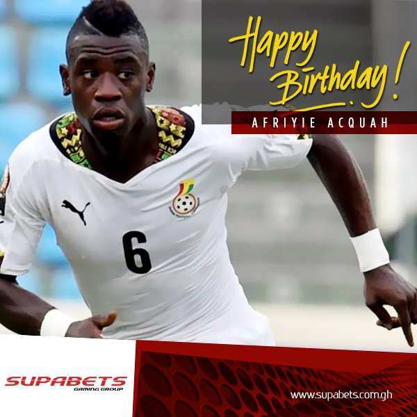 Happy 26th birthday to Ghanaian and Torino midfielder, Afriyie Acquah. 