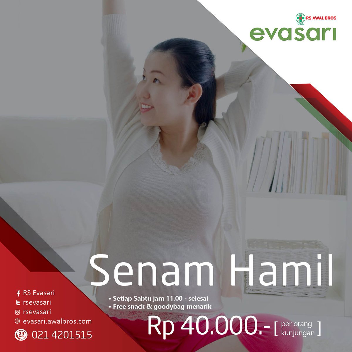 Yuk ikutan gabung senam hamil setiap Sabtu jam 11.00 selesai, free Snack &amp; goodybag menarik ):