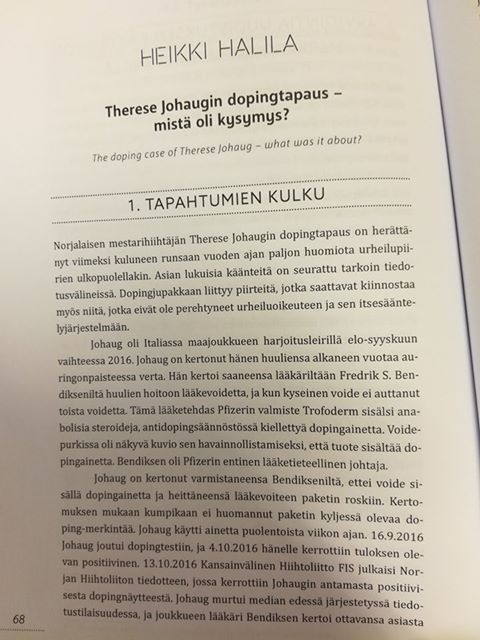 LJ_Journal's tweet photo. Miten Therese Johaugin dopingtapauksen oikeusprosessi menikään? Sen meille kertoo Heikki Halila #doping #hiihto https://t.co/sYEpJlkWSu
