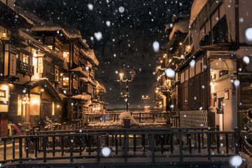 日本網民分享雪景 美得像童話！