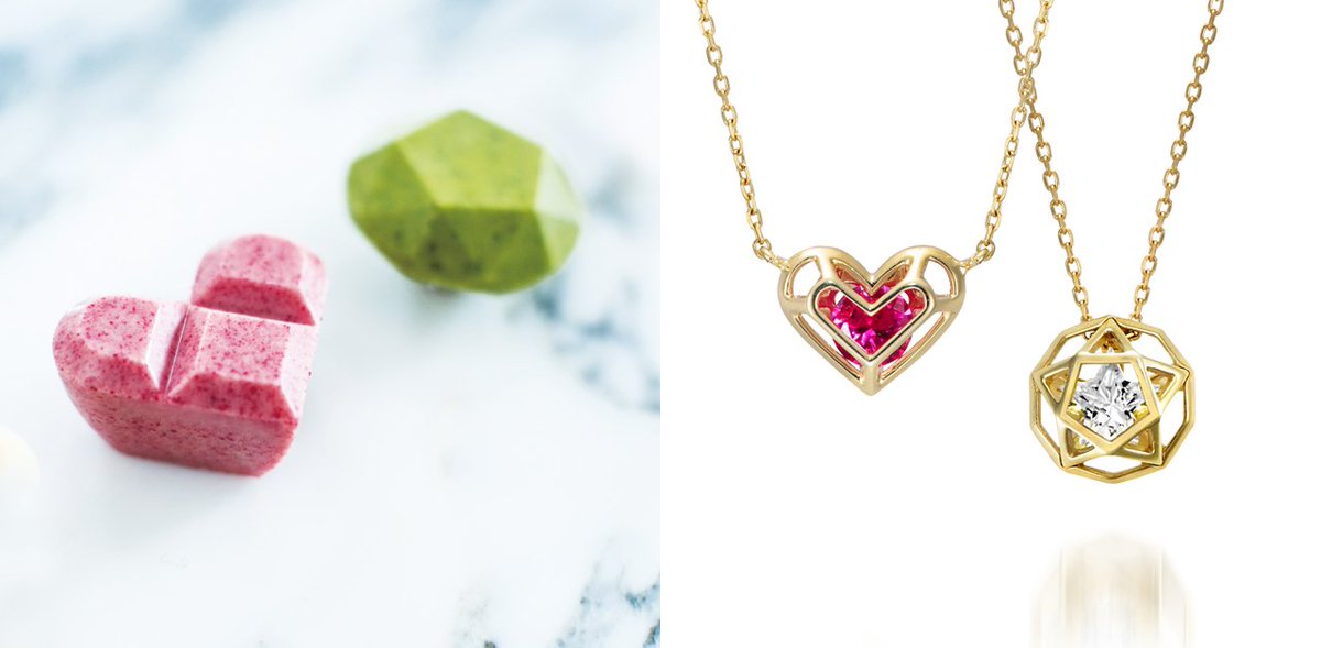 スタージュエリー Ar Twitter Star Jewelry Cafe Chocolatier のボンボンショコラをイメージしてデザインされた 元町本店 オンラインショップ限定の新作ネックレス ショコラを添えてギフトにも最適の スウィートな輝き シルバー素材のご用意もございます