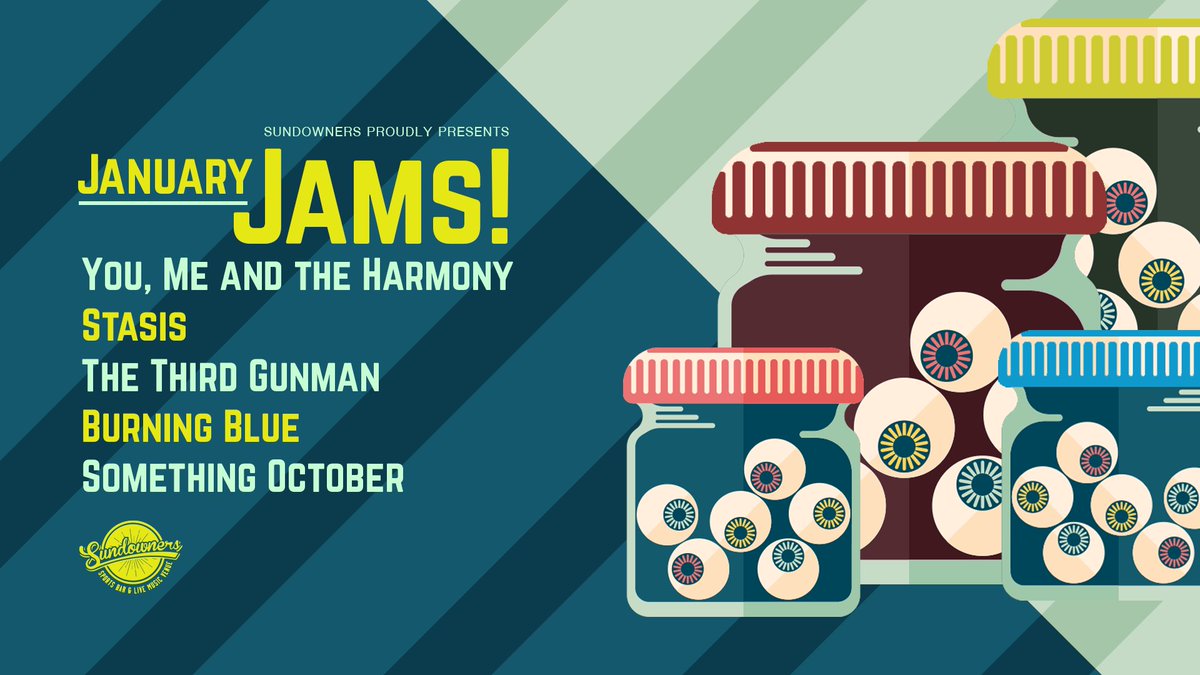 2018 kicks off for us on the 19th of January with <a href="/stasisband/">Stasis</a> <a href="/Thethirdgunman/">TheThirdGunman</a> <a href="/burningbluesa/">Burning Blue</a> @youmeandtheharmony <a href="/SomethingOctobe/">SomethingOctober</a> @south_marshall