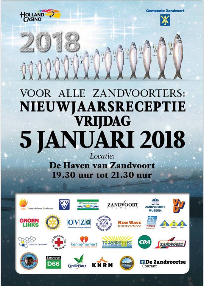 Vanavond is de gezamenlijke Zandvoortse Nieuwjaarsreceptie vanaf 19.30 bij de <a href="/ZandvoortHaven/">Haven van Zandvoort</a>. Zien we je daar ook? 
ZRB samen met o.a. @rodekruiszvrt <a href="/VVV_Zandvoort/">VVV Zandvoort</a> <a href="/ZandvoortaanZee/">Gemeente Zandvoort</a> <a href="/KNRMzandvoort/">KNRM Zandvoort</a> <a href="/Zandv_Courant/">Zandvoortse Courant</a> <a href="/museum66949566/">Zandvoorts Museum</a> @CPZtweets en nog veel meer organisaties! #proosten