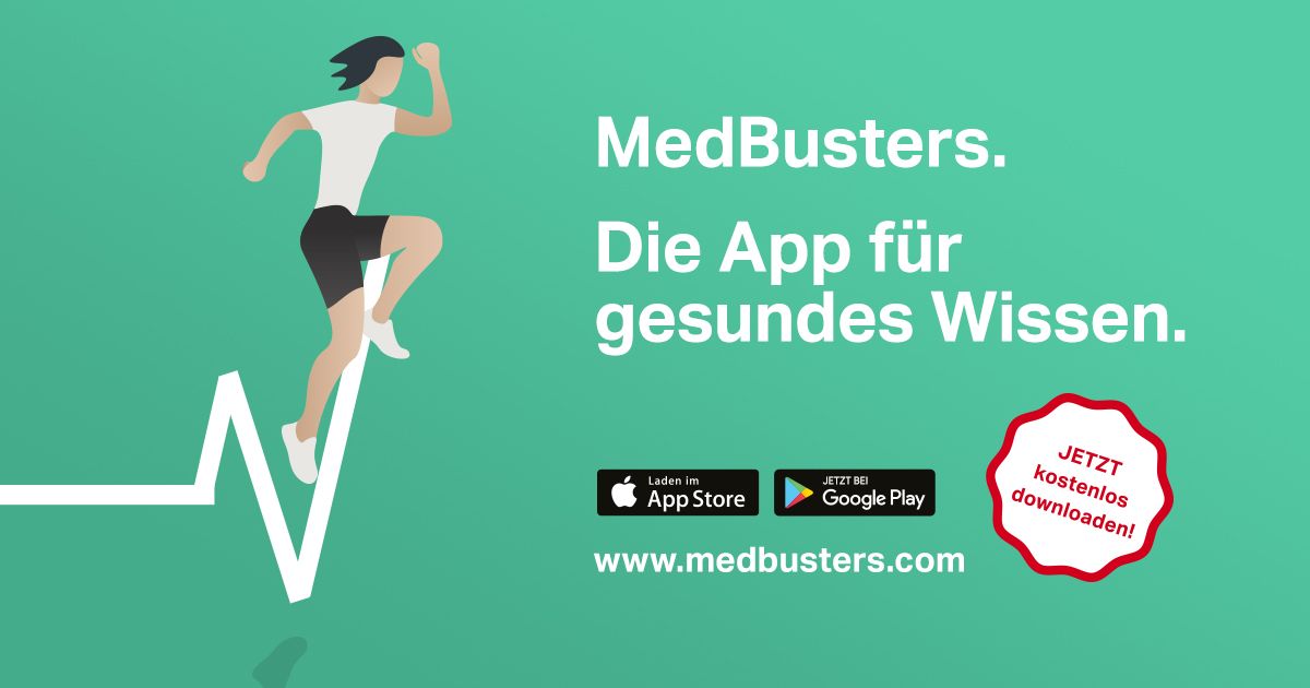 bzfe_de's tweet photo. #MedBusters: "Die App für gesundes Wissen zu #Ernährung, #Medizin, #Gesundheit mit Unterstützung von @iqwig_gi und @med_transparent https://t.co/QP3CTNHQYS #Werbefrei https://t.co/4mWlk06AKz