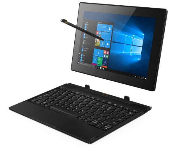 notebookitalia's tweet photo. Lenovo Tablet 10 2018 è un tablet 2-in-1 con Apollo Lake (si spera), tastiera e penna. Non sarà economico, anche perché integrerà TPM e fingerprint. Nei negozi da fine gennaio, ma noi lo vedremo in anteprima al #CES2018 https://t.co/S8kdoB9eSt #lenovo #tablet10 #windows10 #intel https://t.co/mi0WtPpMF9