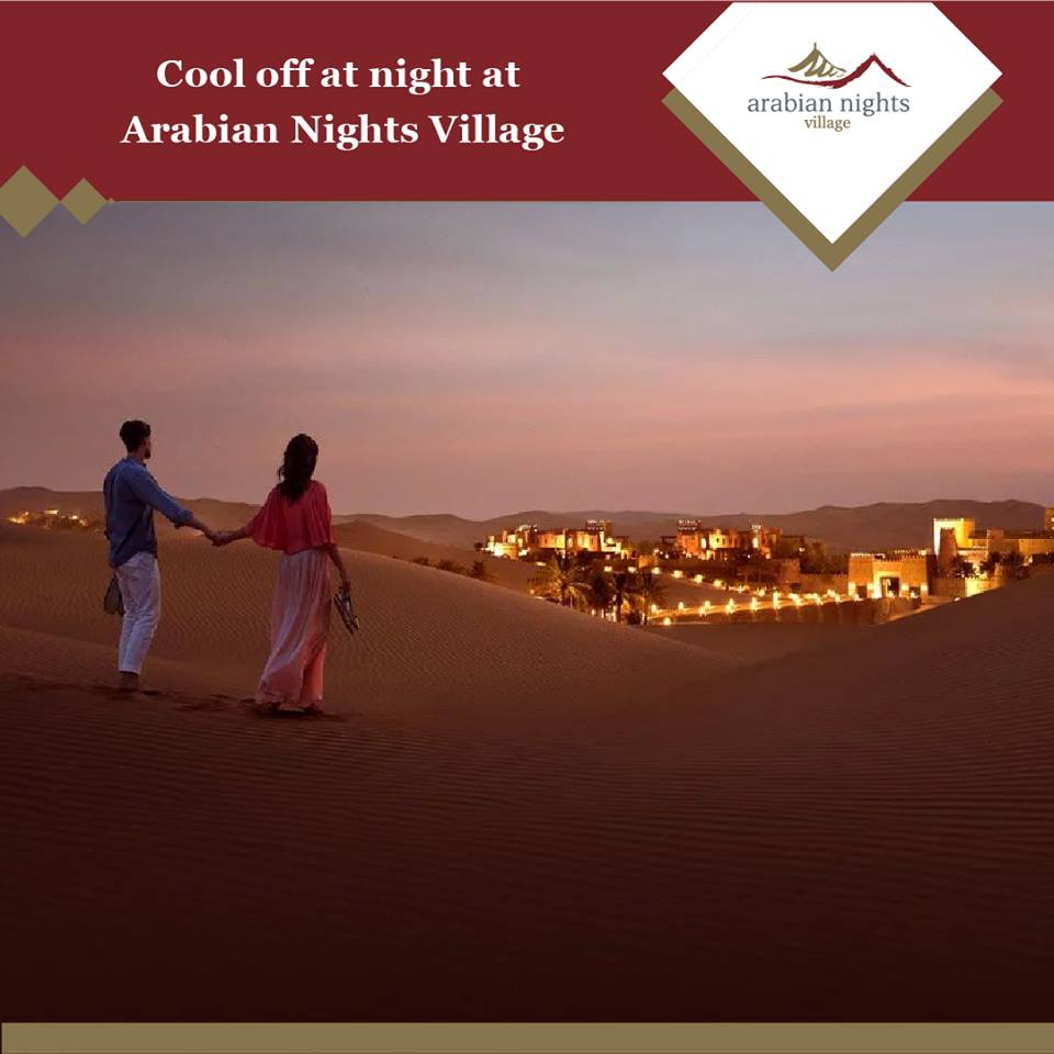 Free your mind and the rest will follow.
Enjoy the charming desert on the night of the full moon in Arabian Nights Village.
 bit.ly/2Basezk