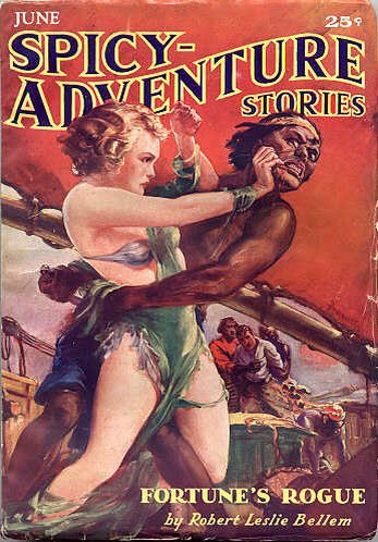 The Buck - a large, scary black man who is so sexual he cannot contain himself. He's often depicted as being thirsty over white women.