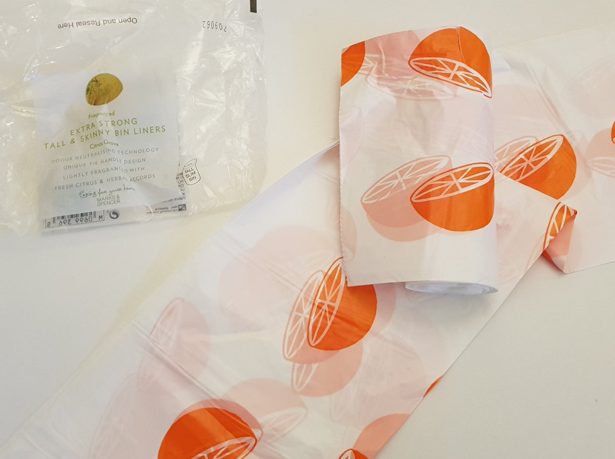 M&s Scented Bin Bags M&S 20 Tall Skinny Fragranced Drawstring