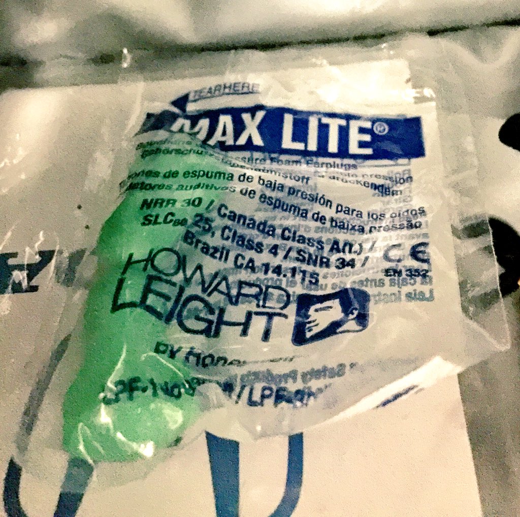 worth_lawrence's tweet photo. Earplugs... work wonders in reducing the sounds of the outside world, but WOW, they’ve got a way of turning up the sounds inside your own head!!
#MyMoodQuicklyChanges #ineedmusic #nightshift #8hourstogo https://t.co/YWa5KbMeLi