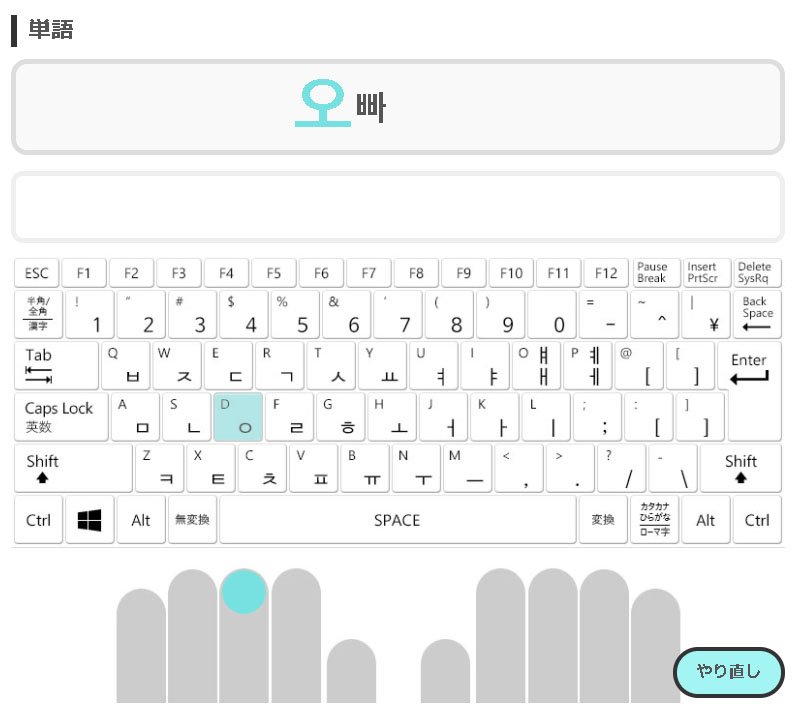 ハングルキーボード