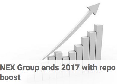 Nex Group achieved a 23 percent increase to its EU repo activity in December, compared to the same time last year...... ow.ly/CYxy30hArq4  #Data #Technology #Numbers #Finance #securities