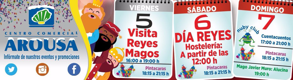 Esta tarde de 16:00 a 19:00 trae a tus hijos al <a href="/ccarousa/">CC Arousa</a> y regálales un bonito recuerdo para toda la vida!!!! #ReyesMagos2018 #Ilusion #regalos #hassidobueno??