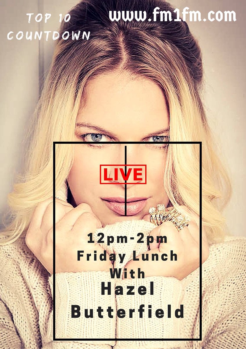 nuttybutty's tweet photo. This is your last chance to listen in the the ridiculous nonsense (&amp; sometimes useful stuff) I come out with during my @Fm1fmradio #LunchWithHazel #Friday show. It’s #MyLastShow !!
Listen in &amp; get involved. Email me at studio@fm1fm.com #FizzFriday 🍾🎉❤️🌈⭐️🦄 https://t.co/xnQR4el7Wv