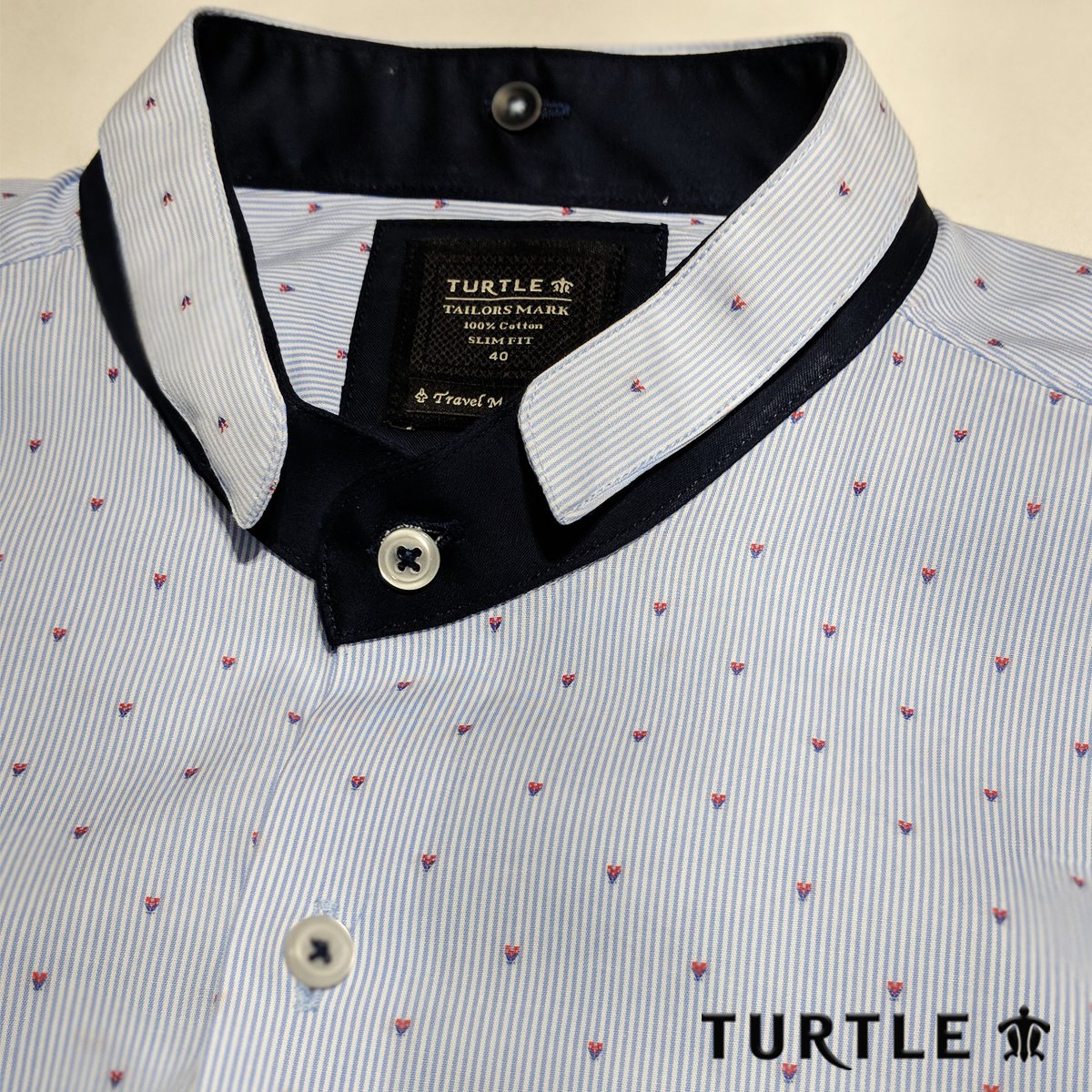 turtleonlinein's tweet photo. For a sophisticated formal look wear this light blue fine printed shirt by Turtle. The two-way detachable collar &amp; stylish print on it make it look absolutely trendy.
#TurtleTrending https://t.co/trZvxpG0XH