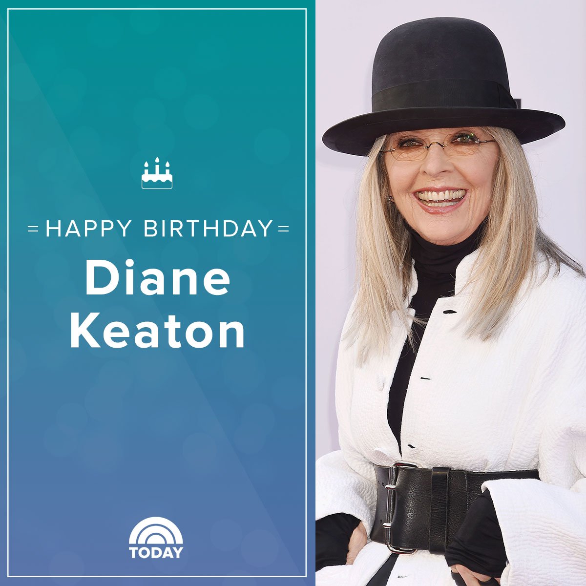 Happy birthday, Diane Keaton!   