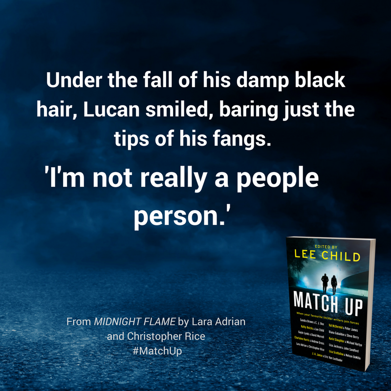 TheCrimeVault's tweet photo. Meet Lucan Thorne. #MidnightFlame #12DaysofMatchUp @lara_adrian @chrisricewriter #MatchUp is out now in paperback! https://t.co/YltfE8e21R