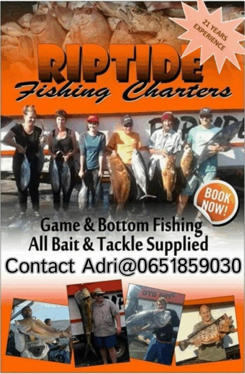 adrioriley's tweet image. Deep see fishing charter