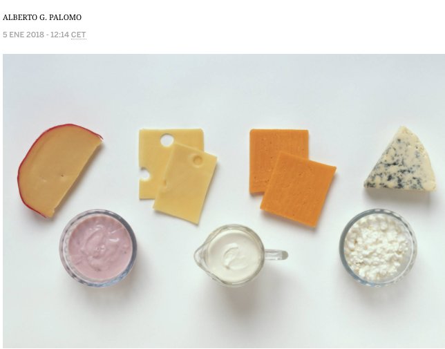 Estás comiendo realmente queso? #queso #cheese elpais.com/elpais/2018/01…