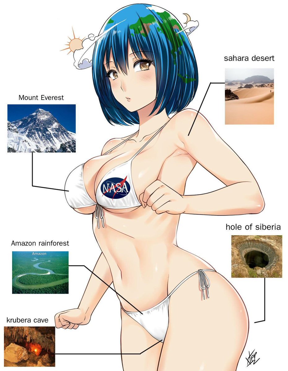 The best Earth-chan yet. 