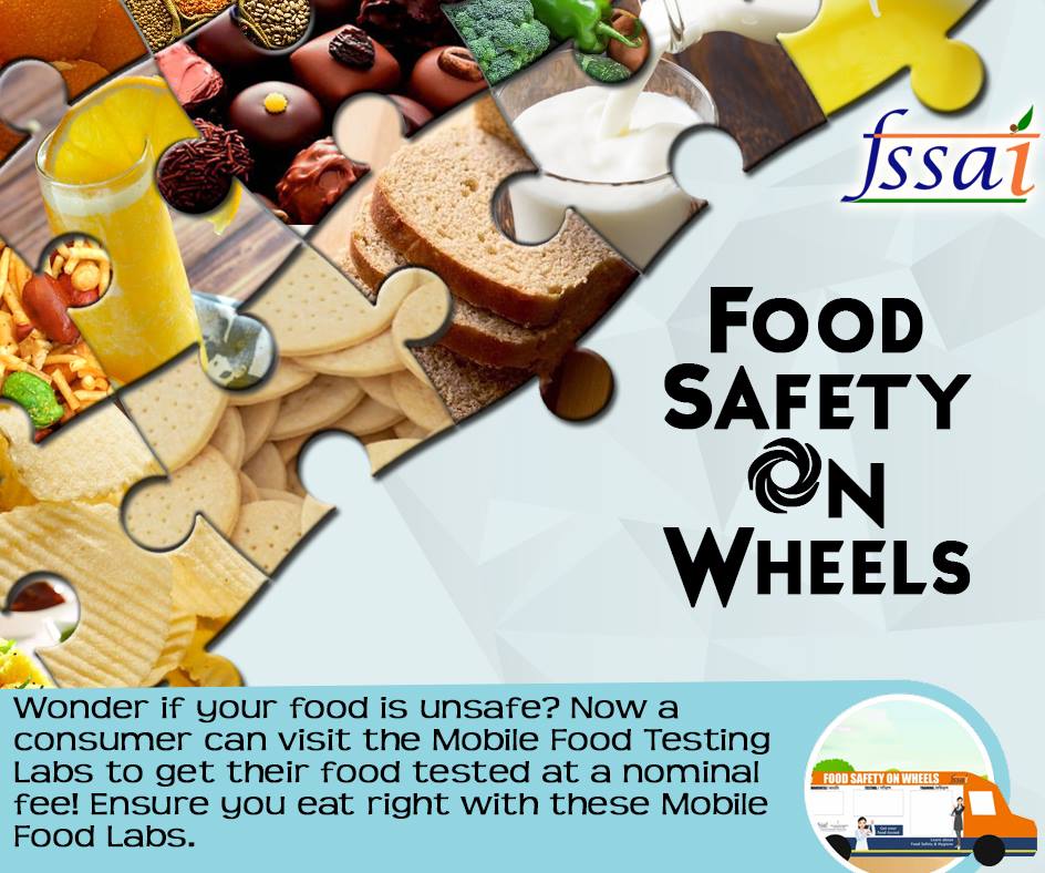 fssaiindia's tweet image. Vehicles equipped with On-the-go Laboratories to test adulterants are enabled in multiple states. You can get your daily food tested in these vehicles for a very nominal fee, to save yourself from adulterated food. Visit fssai.gov.in/home/food-test… 
#FoodSafetyOnWheels