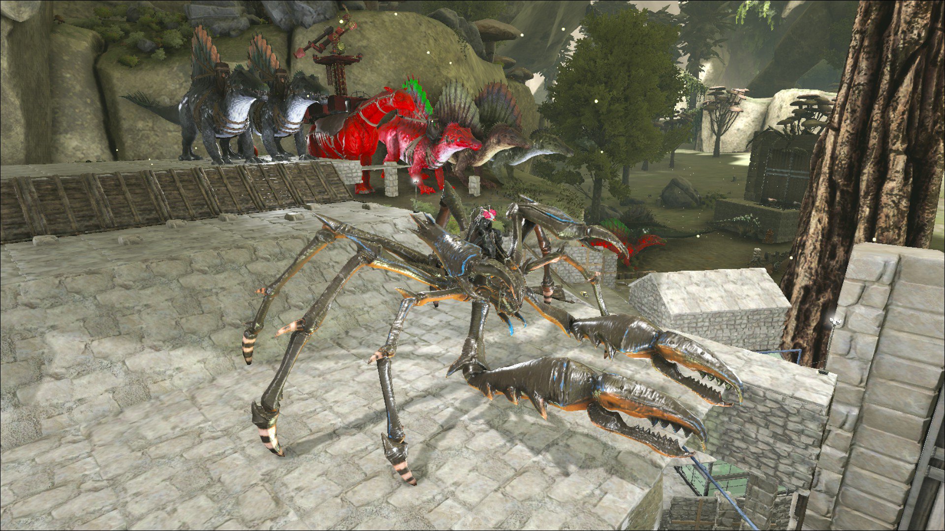 魅惑色のぱんだ Ark Lv150カルキノステイムしましたぁー りりさんが見つけてくれて釣って投石する前にhp見たら79もあった だがしかし 鯖がラグすぎて結構はずし1回目失敗 カニの体力回復 を待ってリトライ