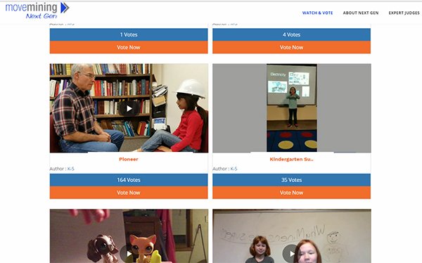 MECeducation's tweet photo. Our #MoveMiningNextGen, a K-12 online competition had more than 100 three-minute videos submitted telling the viewer why #mining is important in our lives. Best Overall Winner is Team Kamille, taking home a prize of $1,000! Watch all of the videos at https://t.co/DT9d9IiZyi. https://t.co/2dYgRb3WAW