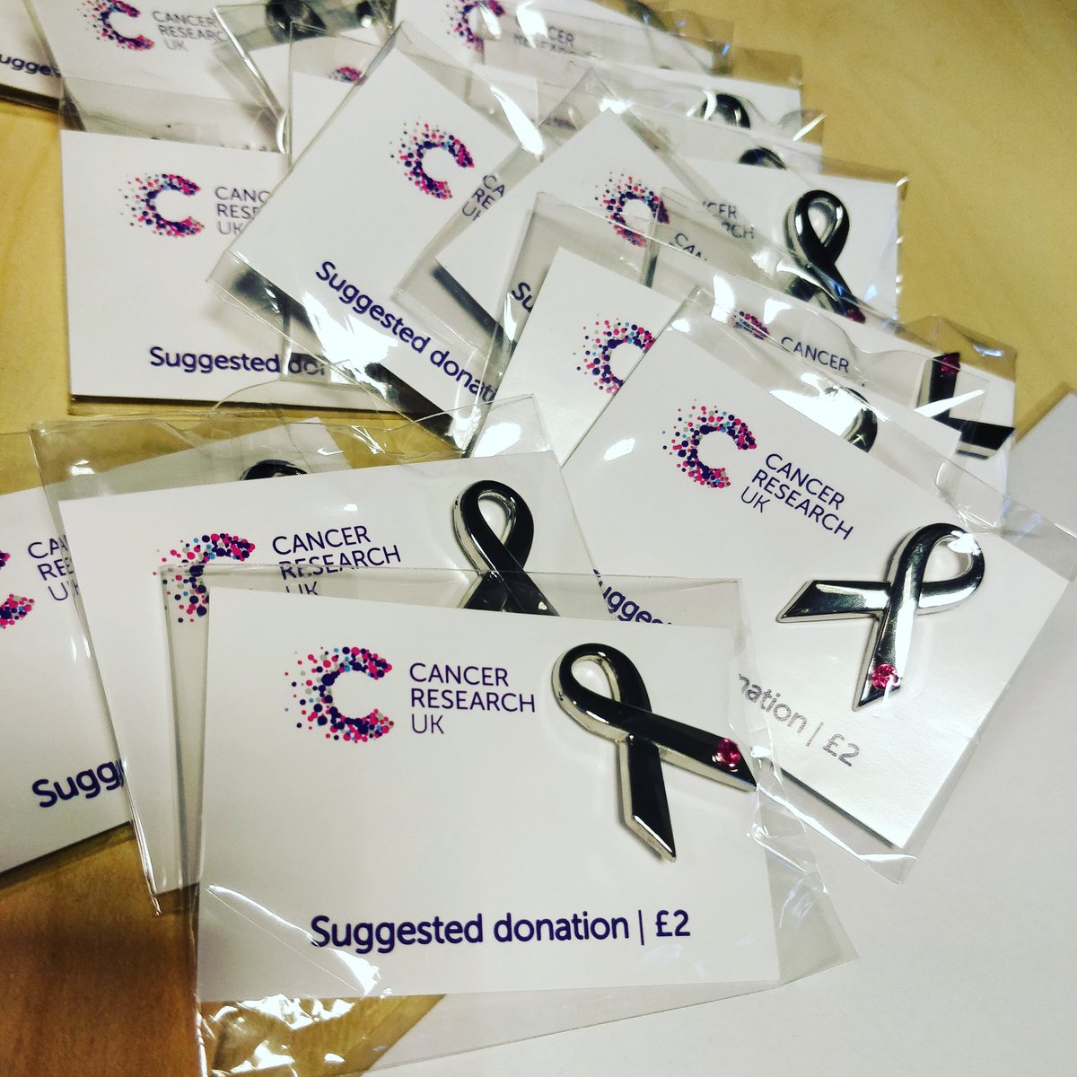 KerridgeTrust's tweet image. We've got these Cancer Research UK pin badges for £2 a piece with all proceeds going to @CR_UK.
If anyone would like to donate some money for one or would like to take some on our behalf then please do get in touch #rachelkerridgetrust